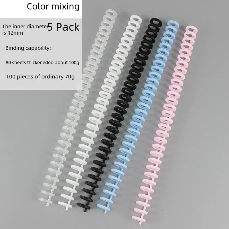 30-hole Open ring mixed color 5 pieces