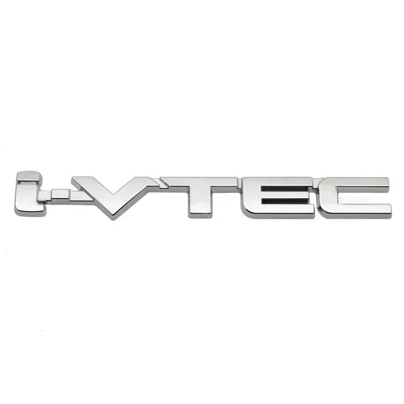 3D Chrom Metall Auto Buchstaben Hinten Stamm Abzeichen Emblem IVTEC Logo I VTEC Aufkleber Für Honda City Civic Accord Jazz CRV Zubehör – Detail 4