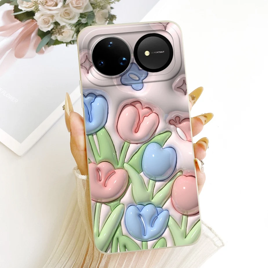 Cute Panda Duck Cartoon Soft Silicone Case