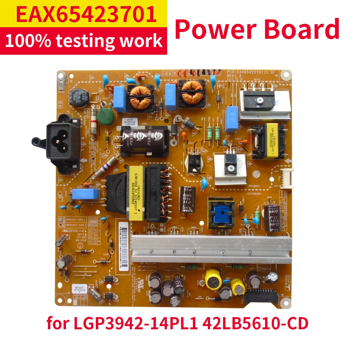 

Good test power supply board EAX65423701 LGP3942-14PL1 for LG LGP3942-14PL1 42LB5610-CD 42LF580V 42LB5520-CA 42LY340C-CA 39LB562