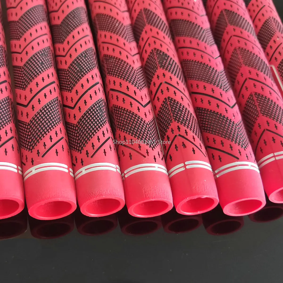 Red 10pcs/13pcs PLUS Golf Grip Rubber Golf Grips Cotton Yarn Golf Club Grips Iron and Wood Standard/Midsize Grip Universal 2