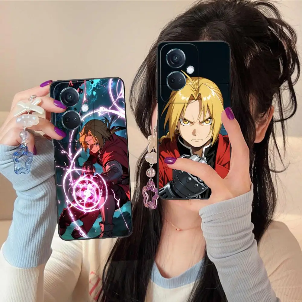 Fullmetal Edward Elric Vibrant Phone Case with Colorful Printing Design