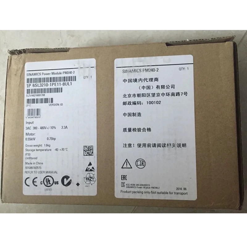 

Новинка Оригинал Быстрая доставка 6SL3210-1PE11-8UL1