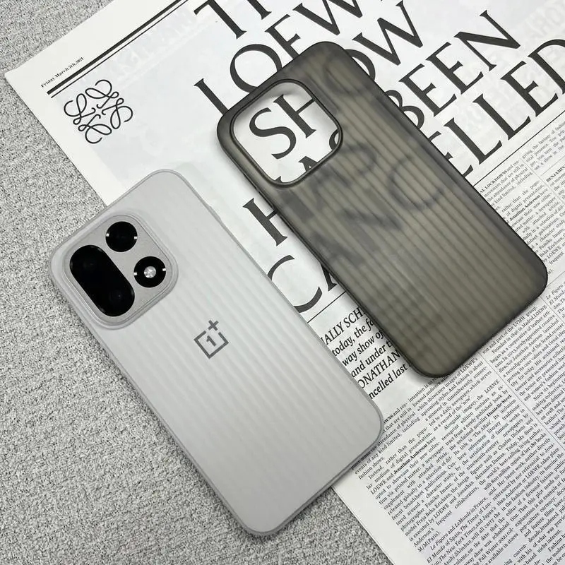 Minimalist Frosted Anti-Yellowing Shockproof Phone Case - Thin Corrugated Design