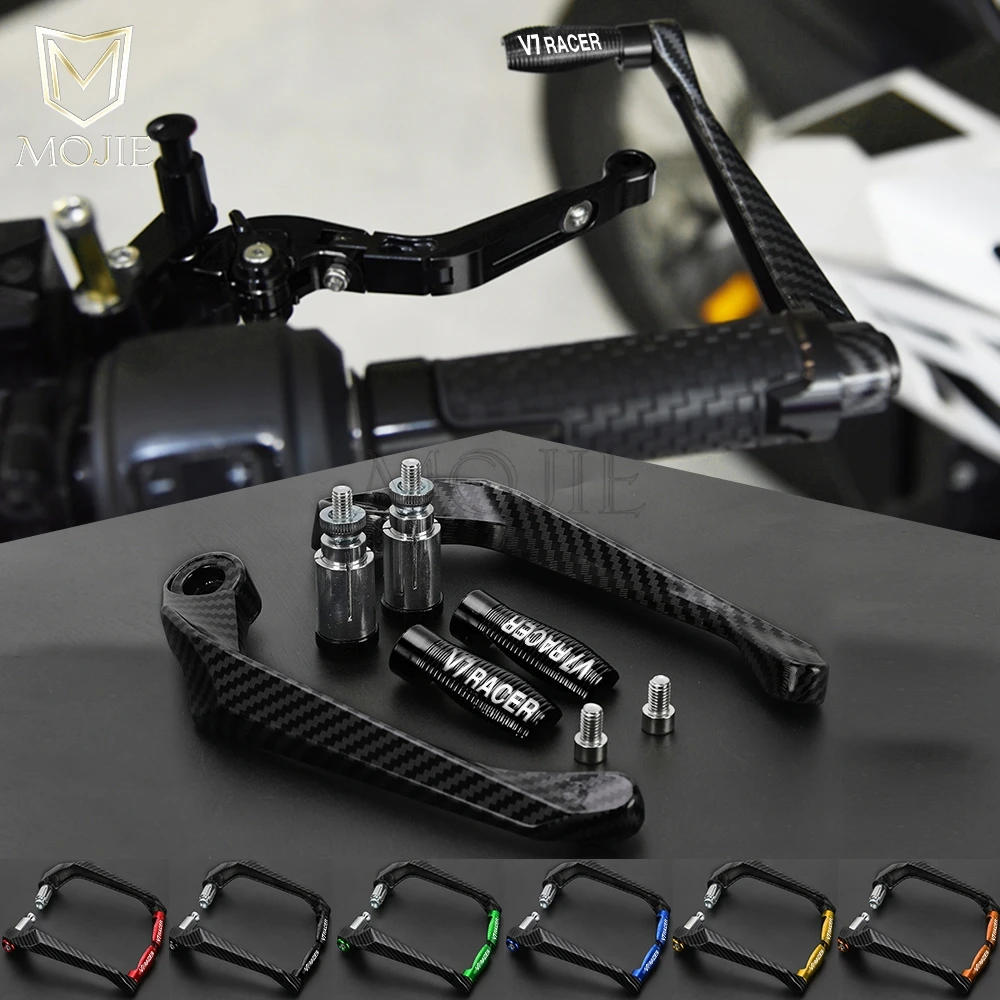 Per Moto Guzzi V7 Racer V7 Ii Iii Racer 2011-2024 2023 Universale Impermeabile In Alluminio Moto Freno Leve Frizione Protezione