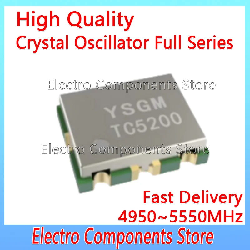 전압 제어 발진기, 무선 통신 ISM 애플리케이션, YSGMTC5200, 4950  5550MHz, YSGM TC5200, 6dBm