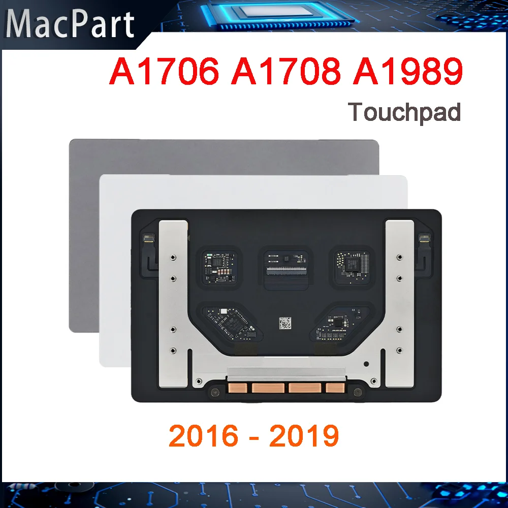 Originale Usato Touchpad Trackpad Sliver Per Macbook Pro Retina 13 "A1706 A1708 A1989 Space Grey 2016 2017 2018 2019 Anno