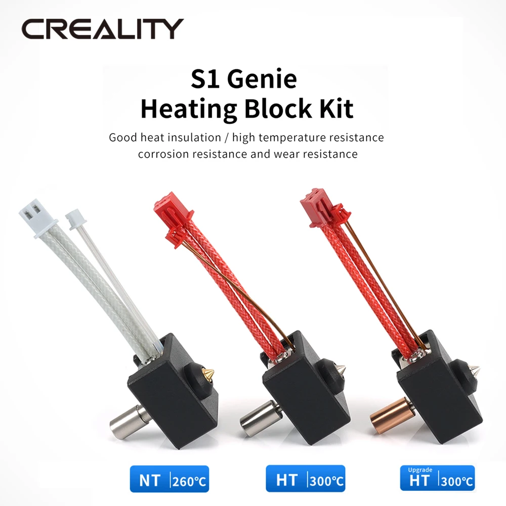

Комплект нагревательных блоков CREALITY High 300 ℃/Standard 260 ℃ с температурой Pro
