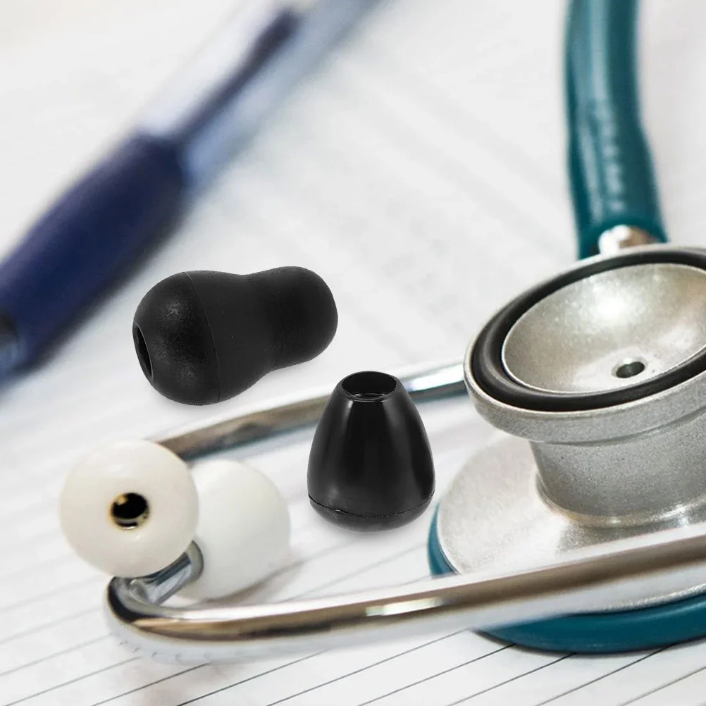 2 Sets Stethoscope Accessories Diaphragm Replacement Ear Tips Pediatric Stethoscope Spare Parts Health Care