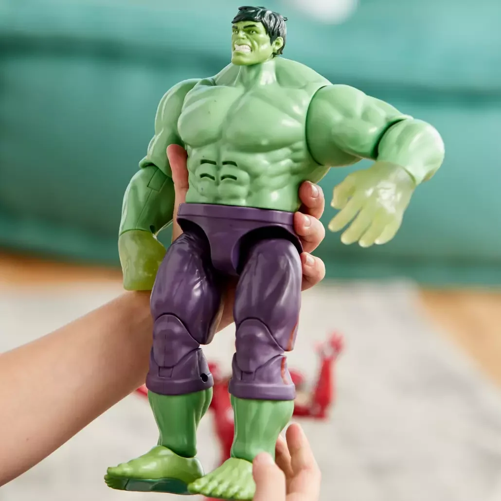 Disney Marvel Avengers Hulk Power Icon Talking Action Figure