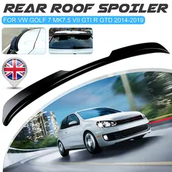 Gloss Black Rear Roof Spoiler For Volkswagen For VW For Golf 7 MK7.5 VII GTI R GTD Max 2014-2019 Rear Roof Spoiler Wing Body Kit