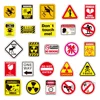 50/100pcs Cartoon Warning Stickers Danger Banning Skateboard Guitar Laptop Motorcycle Car Classic Toy Cool Decals Sticker 4