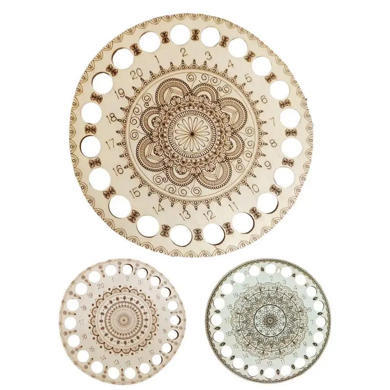 Sewing Thread Holder Wooden Board Floss Holder Sewing Floss Accessories Thread Winding Boards For Embroidery Floss Organization