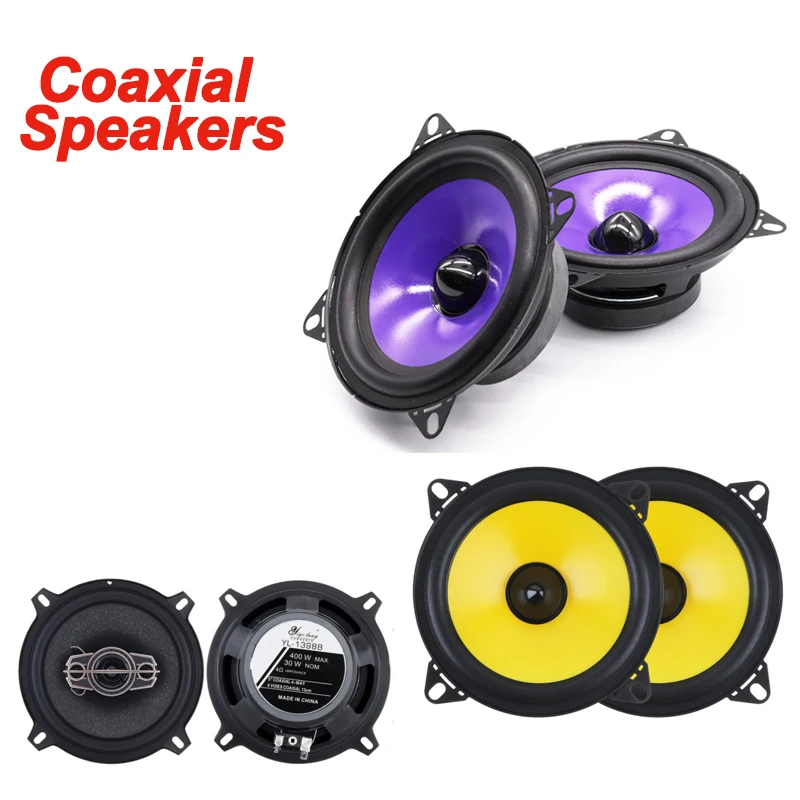 4/5/6Inch Car Audio Full Range Frequency Parlantes Para Auto Speaker Heavy Mid-bass Ultra-thin Speaker Auto Falantes Automotivo