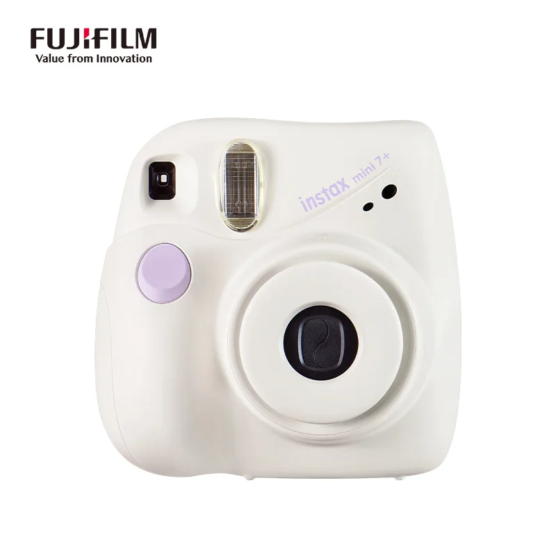 Original Fujifilm Instax Mini7+ SE Camera Fuji  Instant Camera Film Camera Film Wrist Strap Birthday Christmas for Girl Gift