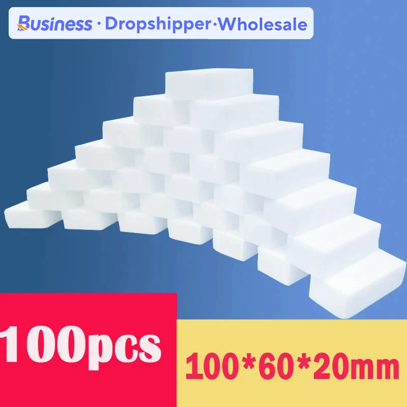 

100 шт./партия, меламиновые губки, 100x60x20 мм