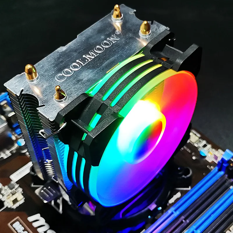 Ventilador de Refrigeração da Cpu Cooler 3pin 4pin Ventilador Silencioso para Intel 775 1150 1151 1155 1200 1366 2011 X79 X99 Am3 Am4 Radiador