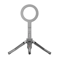 Magnetic Mount Phone Tripod with Metal Handle Grip for Photography Enthusiasts (Tripod)