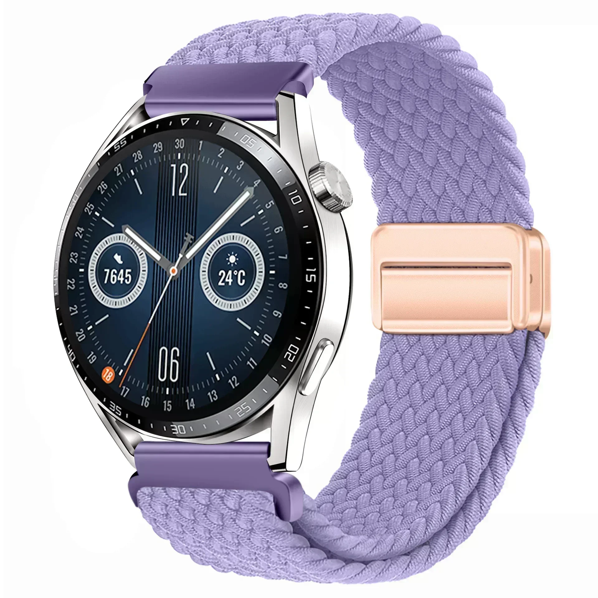 Magnetic Braided Nylon Watch Band - 22mm & 20mm Strap