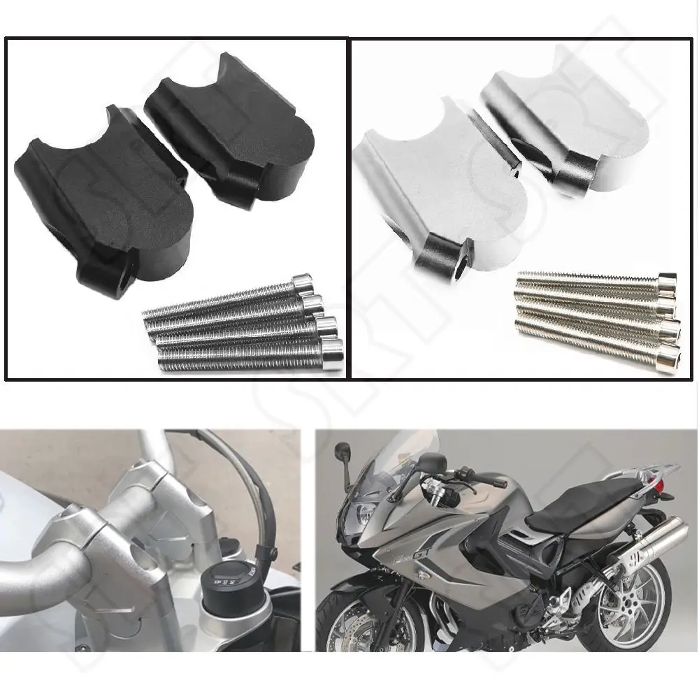 

Fits for BMW F800GS F800GT GS F800 GT F 800GS 800GT 2009-2017 Motorcycle Handlebar Risers Heightening Blocks Mount Adapters