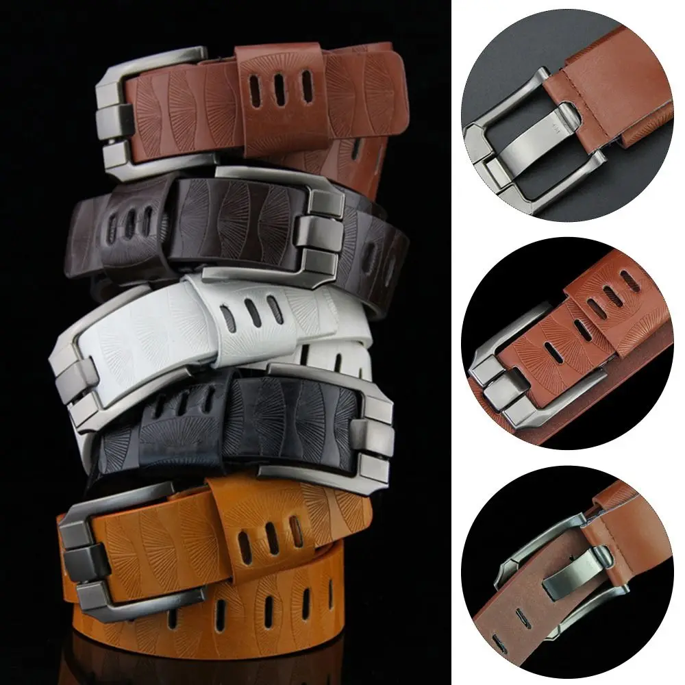 

Casual Leather Belt Fashion Vintage Cowboy Pants Bands Business Belts Men's Belt