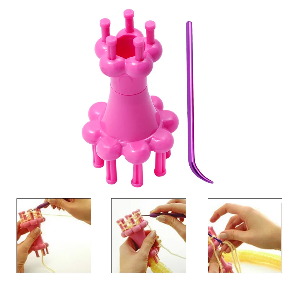 KnittingLoomRopeSetSpoolKnitterLoomsYarnToolsToolDoubleRoundMachineKitRosyEnd.jpg