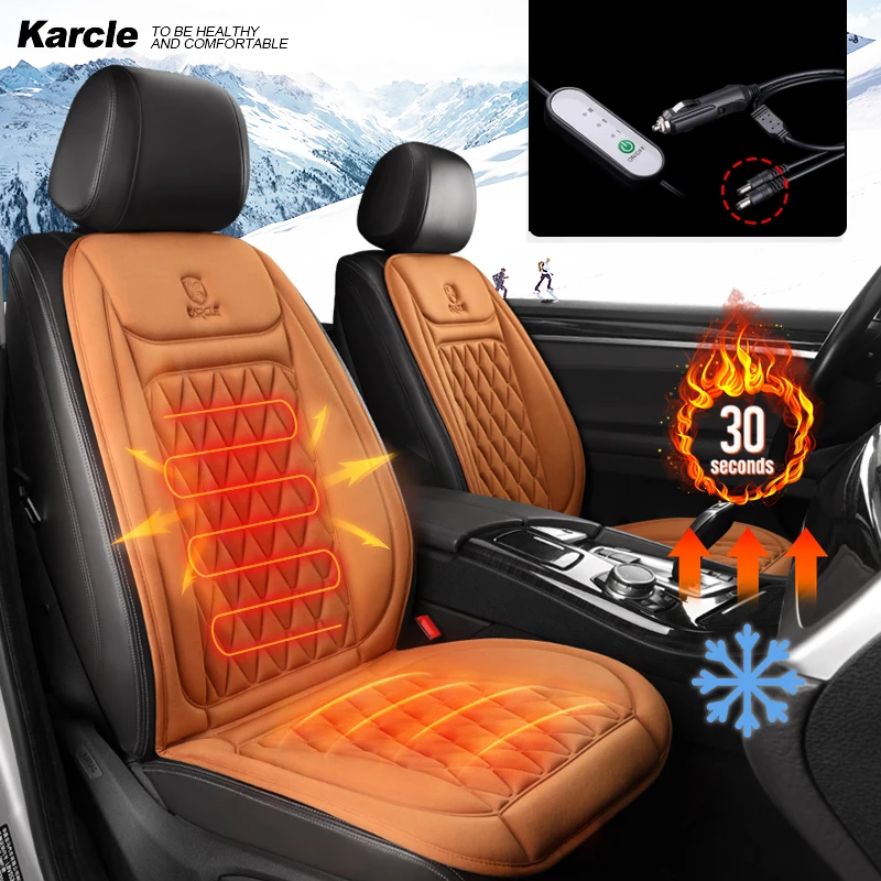 Karcle Car Seat Heater Kit Electric Heated 12V Universal Car Seat ...