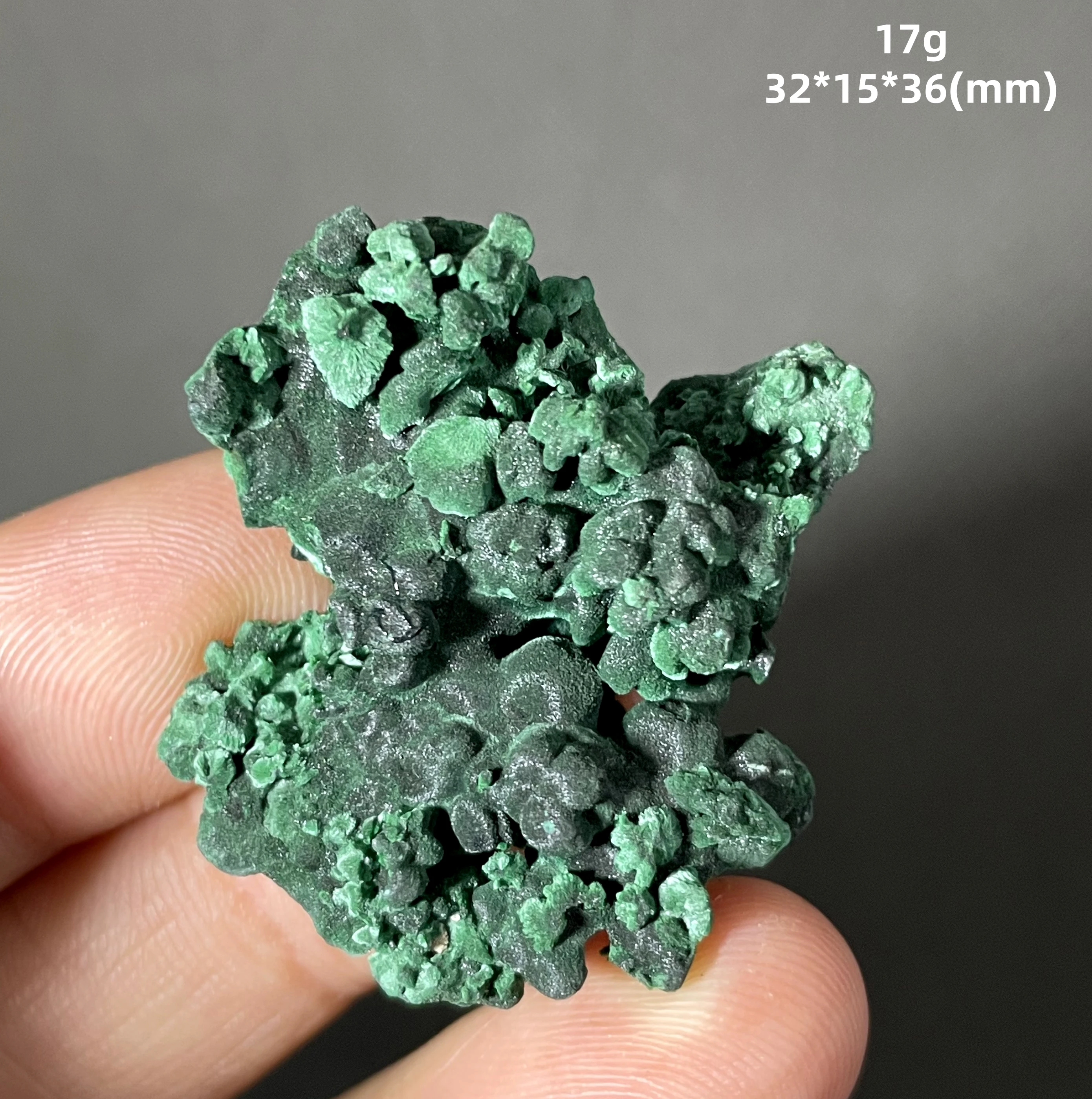 Natural velvet Malachite mineral specimen + healing quartz crystals and stones rock gemstone 5