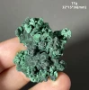 Natural velvet Malachite mineral specimen + healing quartz crystals and stones rock gemstone 5