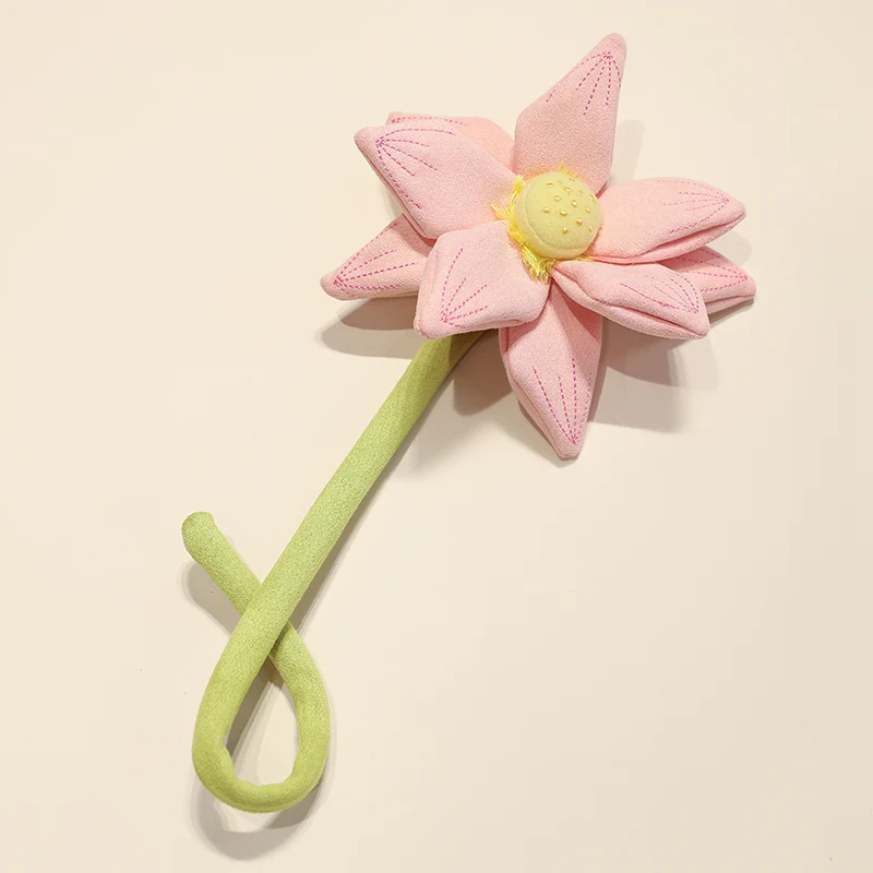Charming Rose Plush Bouquet, Soft Fluffy Flower Gift for Birthday or Home Décor