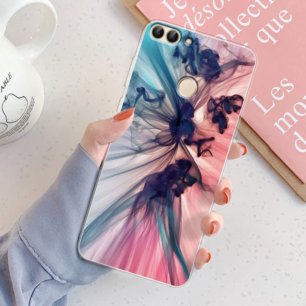 For Huawei P Smart Case 2018 Cute Covers For Huawei P Smart Z Phone Cases  Soft Silicon Cactus Letters Fundas For PSmart Z Bumper