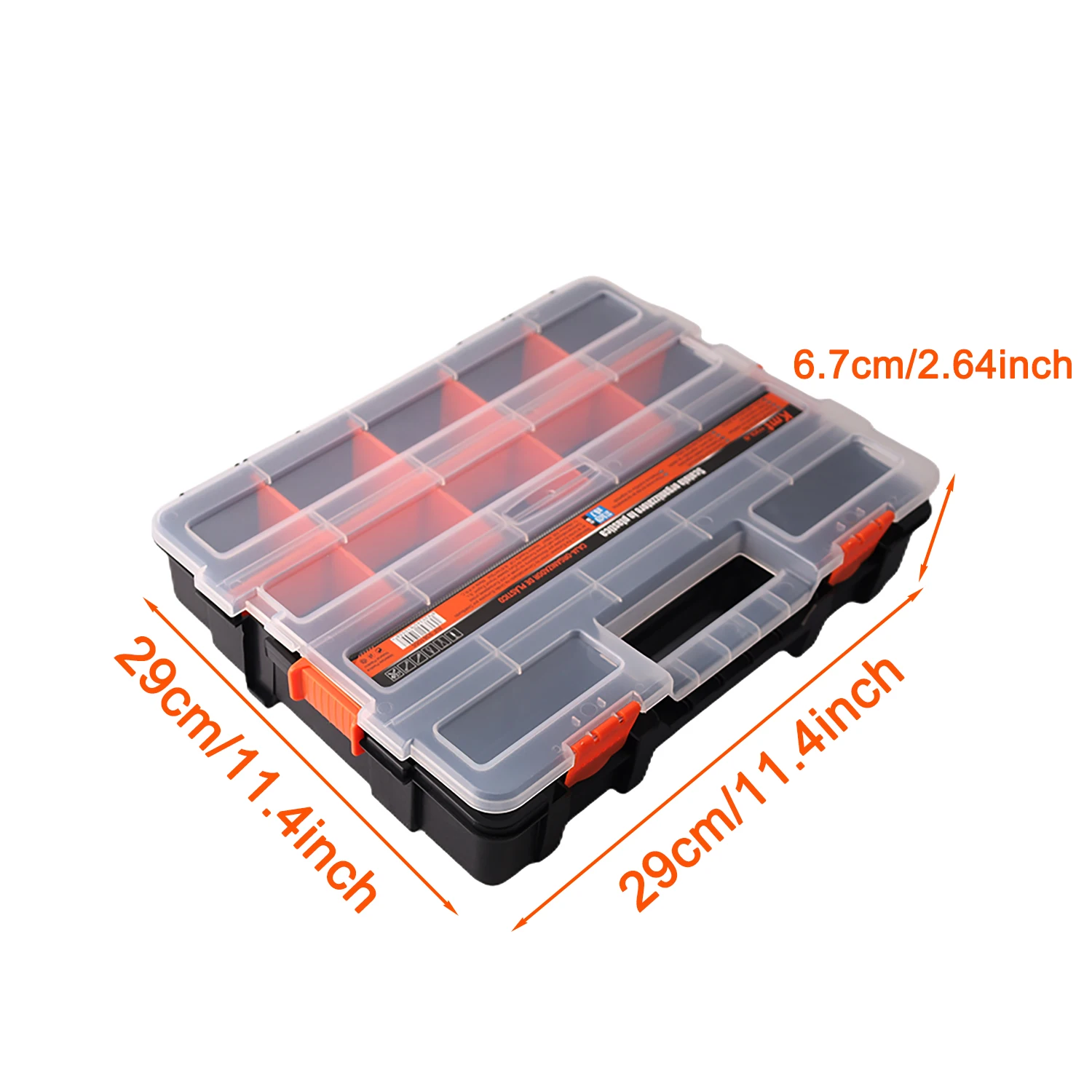 KMT 1pc Portable Plastic Container With Removable Compartment Box, Hand Tool  Organizer Tray,8 Sizes for Choose - AliExpress