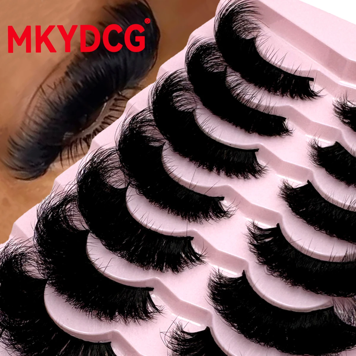 MKYDCG nouveau 8 paires de cils 3D vison cils épais 8D moelleux doux Extension de cils naturel faux cils maquillage vison cils 1 MKYDCG nouveau 8 paires de cils 3D vison cils épais 8D moelleux doux Extension de cils naturel faux cils maquillage vison cils 1