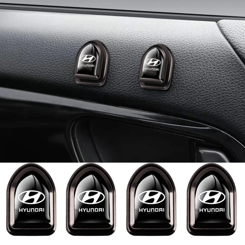 

2/4 шт., автомобильные креативные крючки для Hyundai Elantra Santa Fe Sonata Tucson Kona I30 Accent Genesis Getz Tiburon