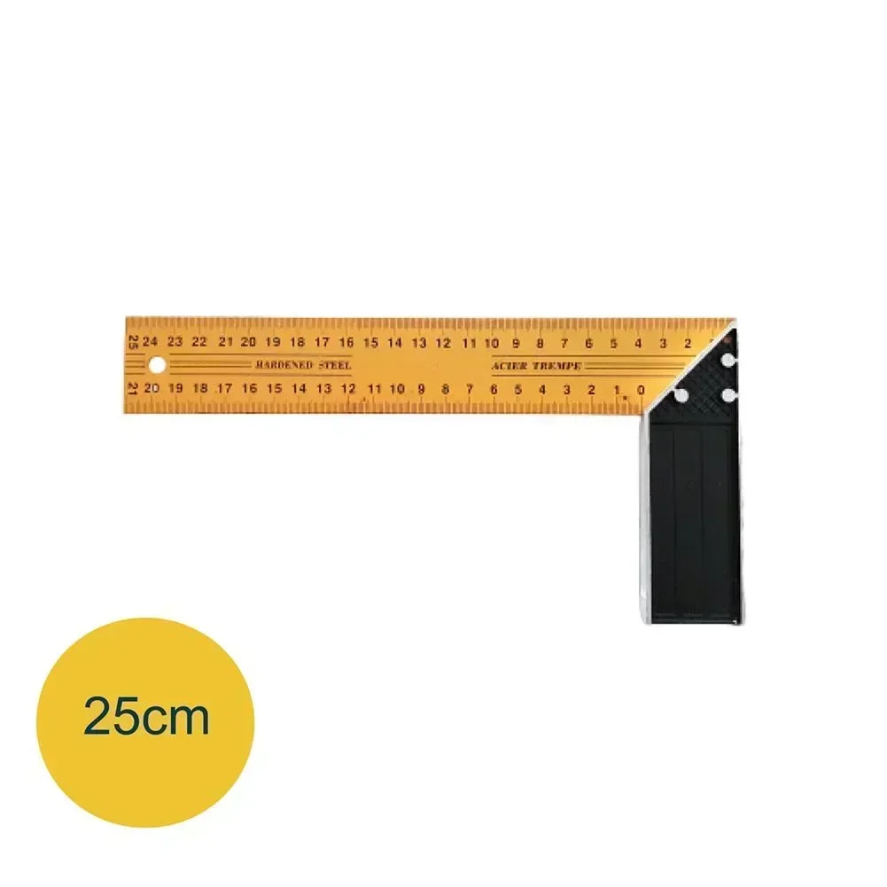Angle Square Ruler Carpenter L-Square Measure Precision Ruler Stainless Steel Woodworking 90 Degree New Practical