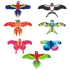 Kite 1Set Children Kite Toy Cartoon Butterfly Swallows Eagle Kite With Handle Kids Flying Kite Outdoor Toys 3