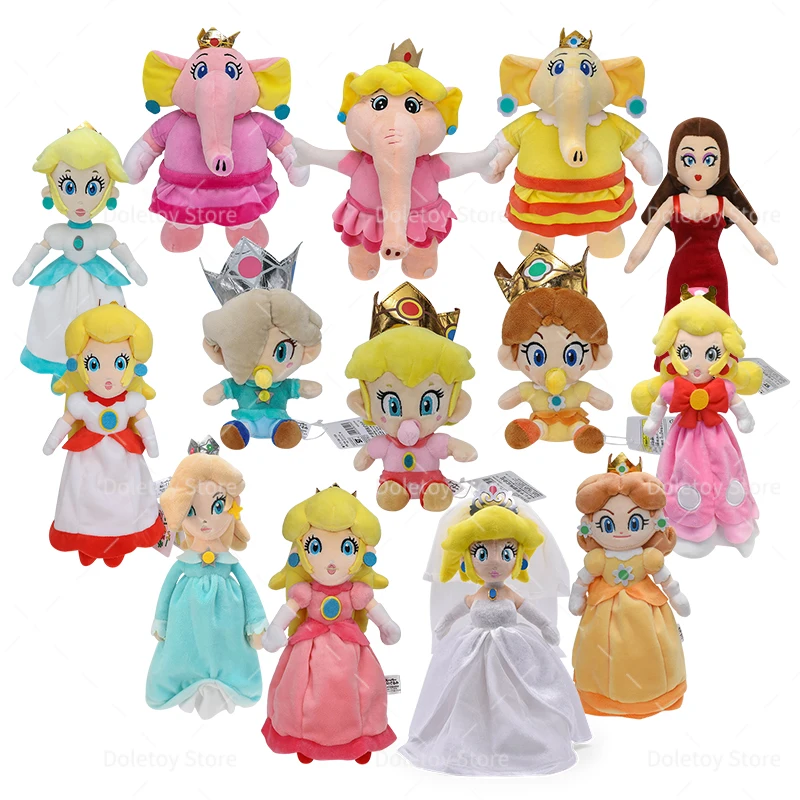 14 Styles Mario Plush Princess Peach Daisy Toadette Rosalina Pauline Baby Princess Toy  Kawaii Stuffed Animal Doll Birthday Gift