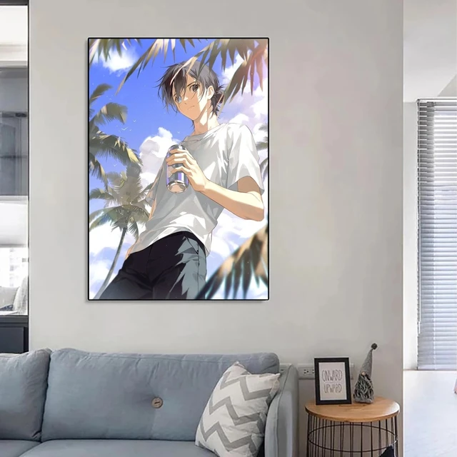 Summertime Renderização Anime Poster Arte Da Parede Impressões Em