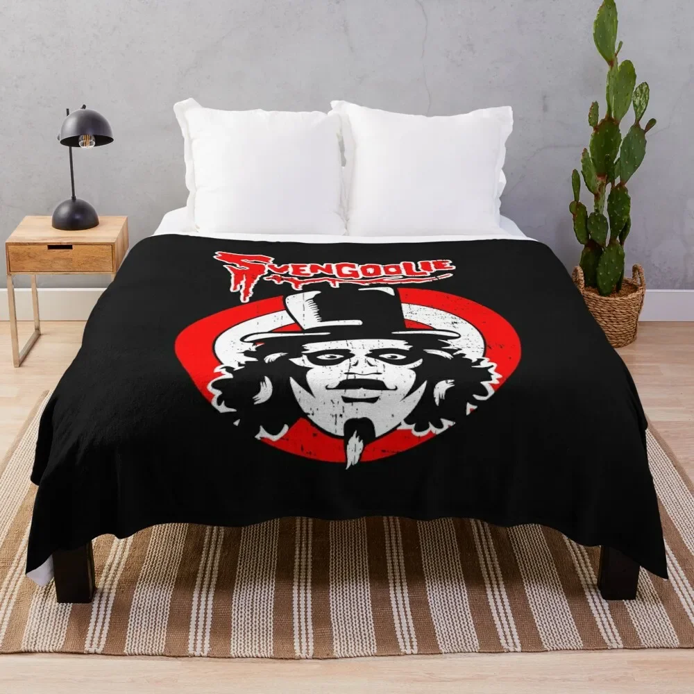 

Vintage Svengoolie Distressed High Resolution Throw Blanket Fashion Sofas Retros Beautifuls Blankets