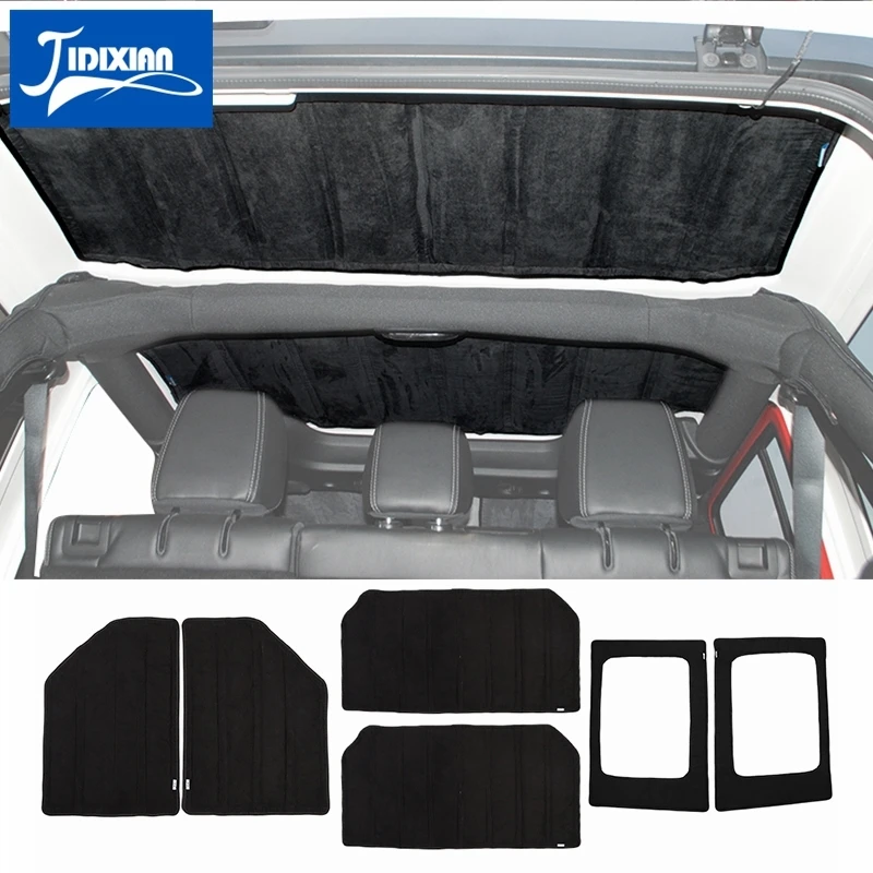 Jidixian Car Roof Window Sound Heat Insulation Cotton Pad Kit For Jeep
