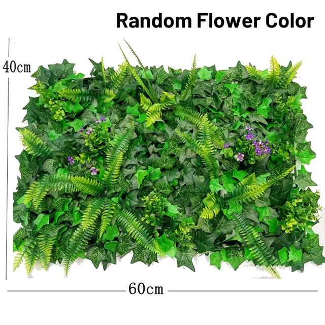 Artificial Green Grass Square Plastic Lawn Plant Home Wall Decoration Living Room Background Artificial Lawn Decoration 6