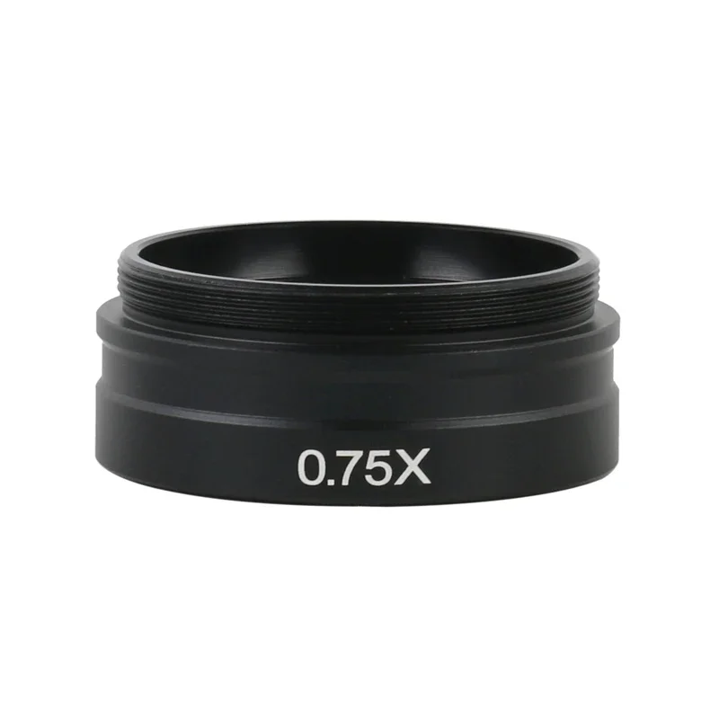 Microscope Objective Lens 0.3X 0.35X 0.5X 0.75X 1X 2.0X Auxiliary Barlow Objective Lens M42 for 120X/180X/200X/300X/500X C-Mount Industrial Zoom Lens