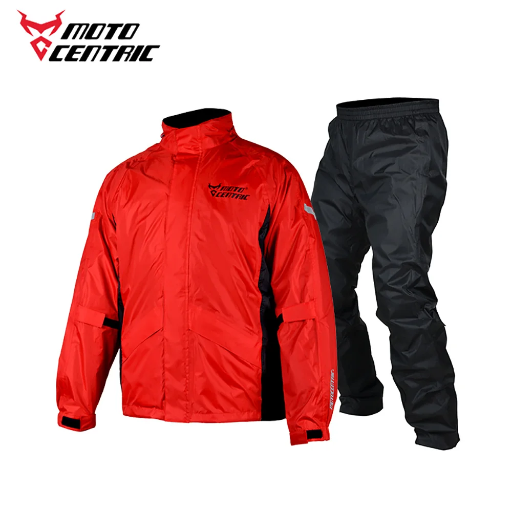 

MC New Motorcycle Riding Raincoat Suit Waterproof Motocross Raincoat Suit Comfortable Breathable Motorbike Raincoat Reflective