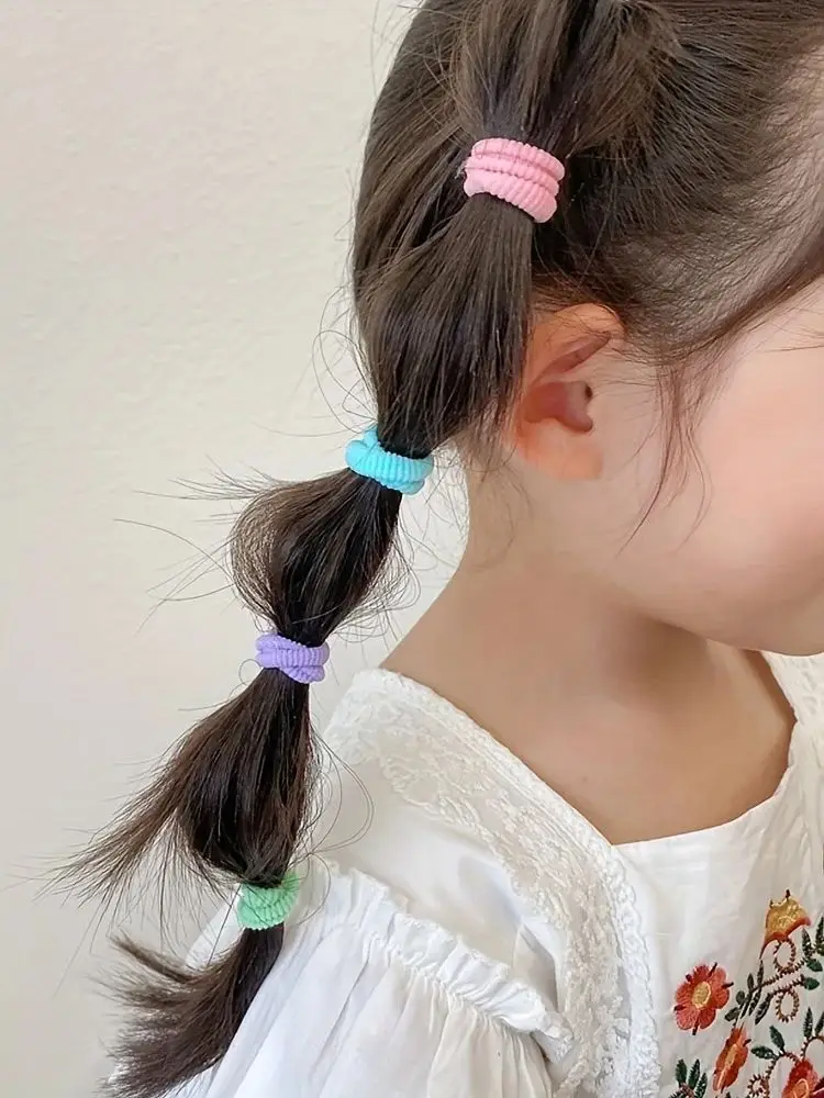 220-teiliges buntes sternförmiges Haargummis-Set, niedliche, minimalistische Stoff-Haarbänder, modischer Haarschmuck für Frauen, perfekt – Detail 7