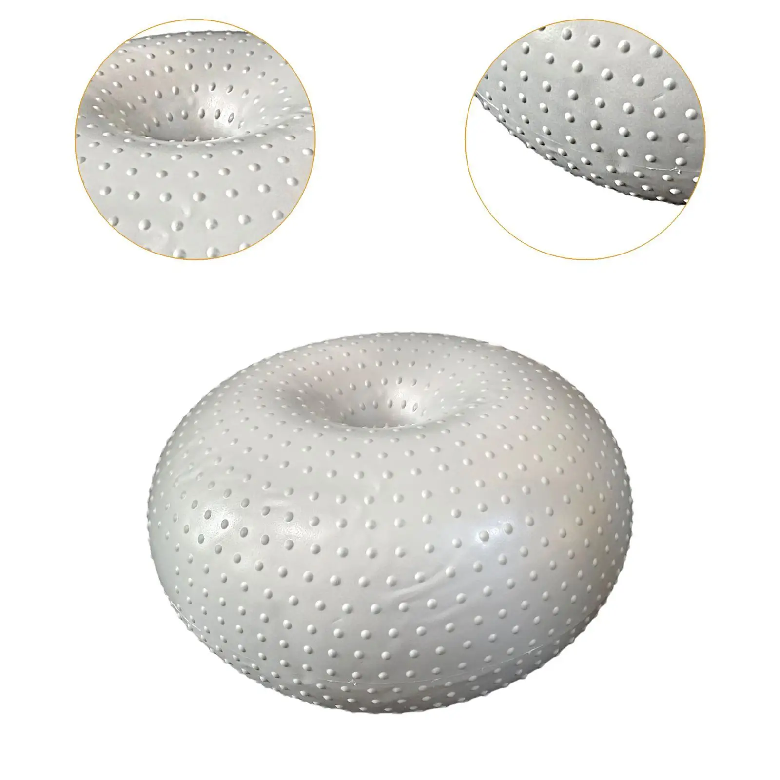 Donut Ball PVC Workout Ball Fitness Equipment 21.65 Inches Exercise for Rhythmic Core Training Workout Stretching Gymnastic