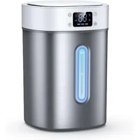 4L Ultrasonic Cool Mist Humidifier with 304 Stainless Steel Tank, Auto Humidity Control, Night Light, and Timer 1
