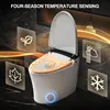 Smart Toilet with Bidet Built in, Built in Tank with Powerful Flush, Auto Open/Close Lid, Foot Sensor Operation 6