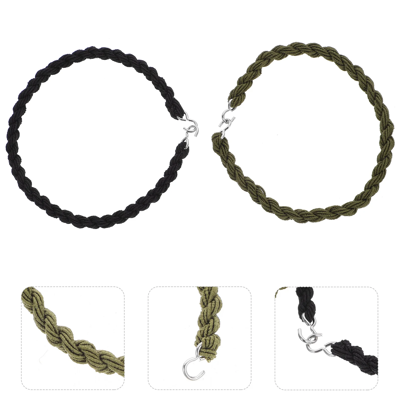 Outdoor Boot Straps Blousing Elastic Bands 8 Pcs
