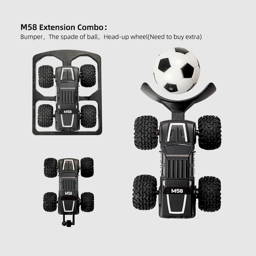LDARC M58  1/58  RWD RC mini Monster  racing Car RTR/BNR desktop turbo Vehicles remote control car Toy Models for Kids adults 6