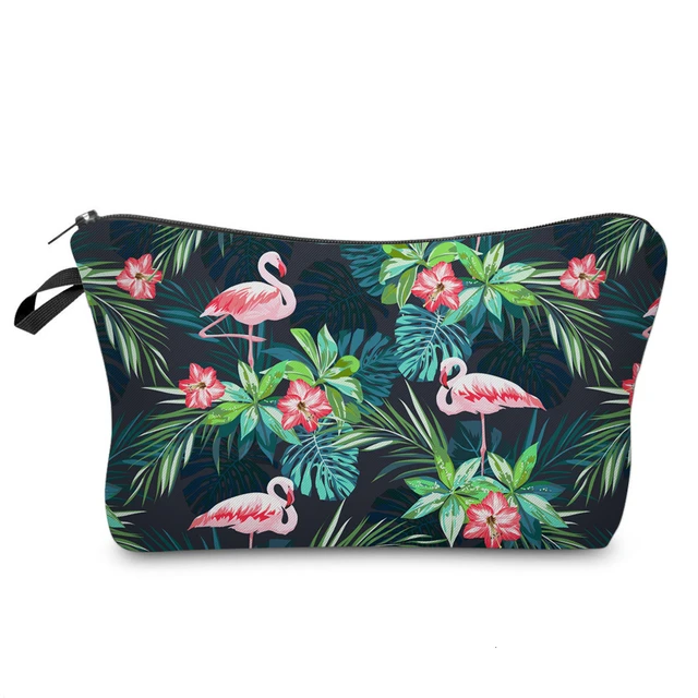 Deanfun Sloth Abstract Art  Cosmetic Bag Waterproof Printing Swanky Turtle Leaf Toilet Bag Custom Style for Travel  51476 51303